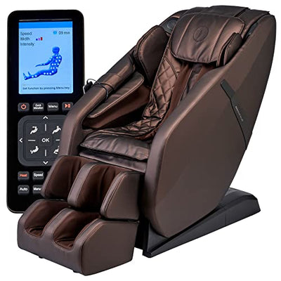 FOREVER REST Our top Performer 2023 FR-6KSL Full Body Massage Chair, SL-Track, 3-Step Stretch, Zero Gravity, Heat, Speakers, Air Massage, Rolling Foot Massage, LCD Remote, Space Saver