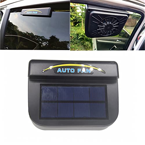 Solar Power Car Auto Air Vent Cool Fan Cooler Ventilation System Fan Exhaust