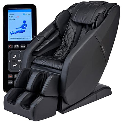 FOREVER REST Our top Performer 2023 FR-6KSL Full Body Massage Chair, SL-Track, 3-Step Stretch, Zero Gravity, Heat, Speakers, Air Massage, Rolling Foot Massage, LCD Remote, Space Saver