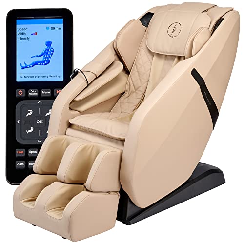 FOREVER REST Our top Performer 2023 FR-6KSL Full Body Massage Chair, SL-Track, 3-Step Stretch, Zero Gravity, Heat, Speakers, Air Massage, Rolling Foot Massage, LCD Remote, Space Saver