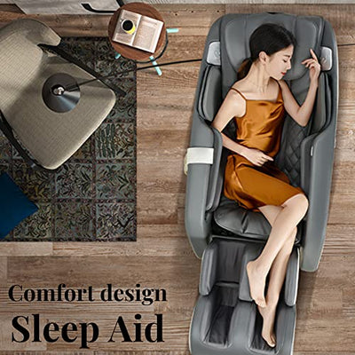 FOREVER REST Our top Performer 2023 FR-6KSL Full Body Massage Chair, SL-Track, 3-Step Stretch, Zero Gravity, Heat, Speakers, Air Massage, Rolling Foot Massage, LCD Remote, Space Saver