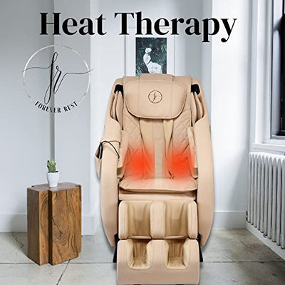 FOREVER REST Our top Performer 2023 FR-6KSL Full Body Massage Chair, SL-Track, 3-Step Stretch, Zero Gravity, Heat, Speakers, Air Massage, Rolling Foot Massage, LCD Remote, Space Saver